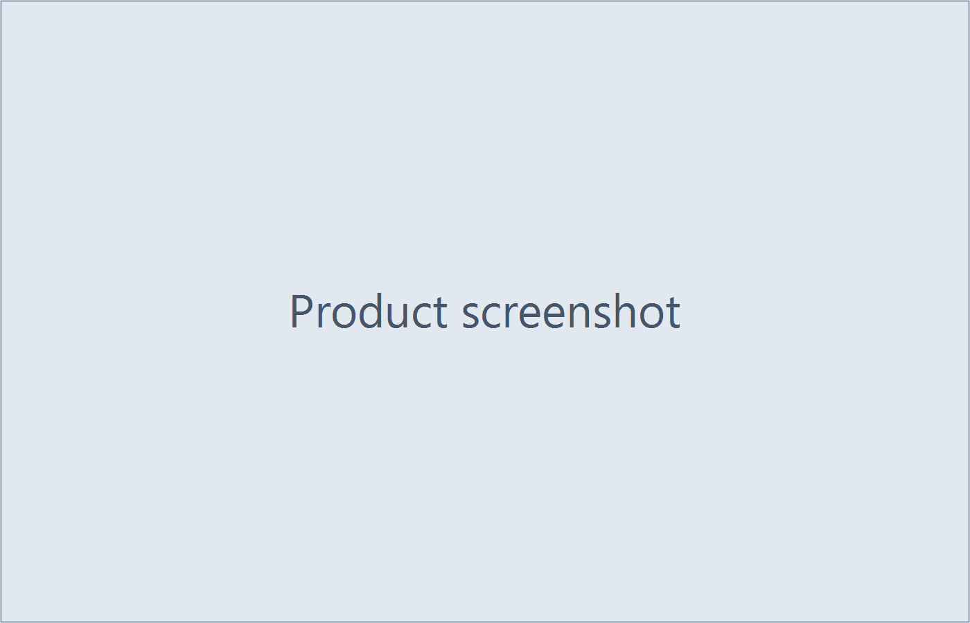Product screenshot